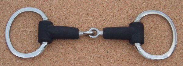 Jointed Rubber Eggbutt Snaffle