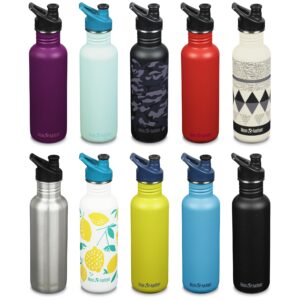 Klean Kanteen Stainless CLASSIC WATER BOTTLE W SPORTS CAP 27oz 800ml