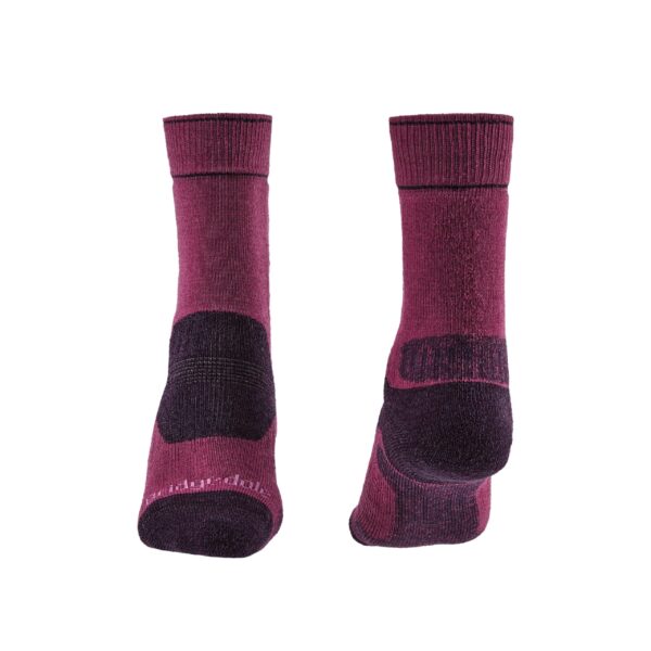 BRIDGEDALE TREKKER / WOMENS MIDWEIGHT MERINO PERFORMANCE BOOT BERRY/PLUM