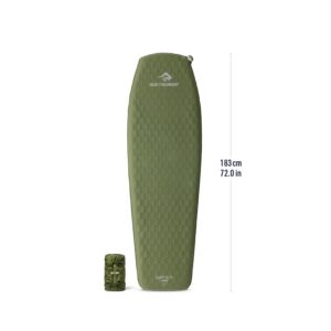 SEA TO SUMMIT CAMP MAT PLUS SELF INFLATING LIGHT MATTRESS REGULAR GREEN