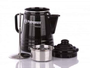 Petromax Perkomax Black Enamel 1.3L Coffee Percolator perfect for Campfire or Hob