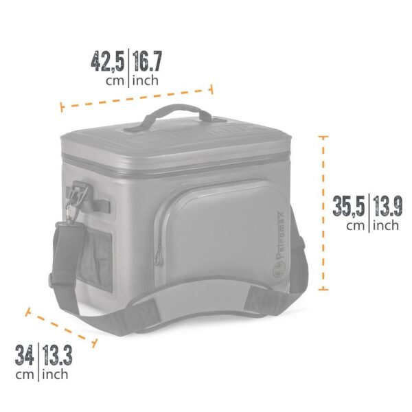 PETROMAX COOLER BAG 22 LITRE SAND, OLIVE OR GREY - Image 2