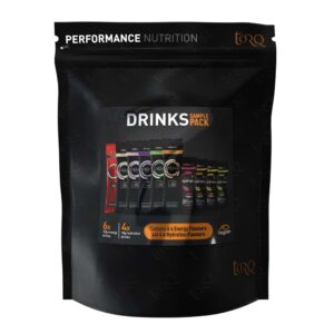 TORQ ENERGY & HYDRATION SAMPLER PACK OF 10 SPORTS DRINKS ELECTROLYTES, ISOTONIC