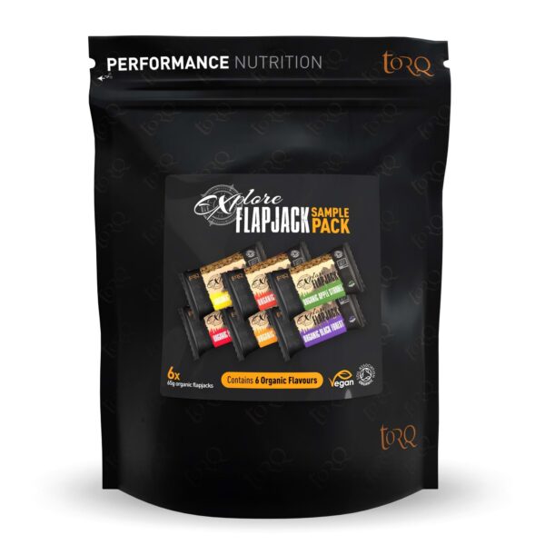 TORQ Explore High Energy Organic Vegan Flapjack Sample Pack of x 65g