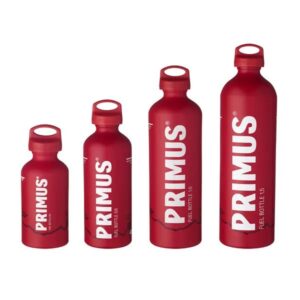 Primus 350ml, 600ml, 1 Litre and 1.5 Litre Fuel Bottle in Matt RED (expedition camping stove liquid fuel) ALL SIZES!