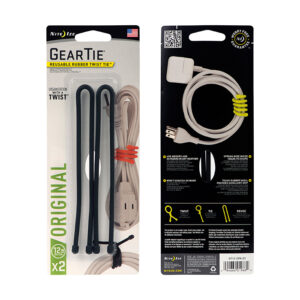 NITE IZE GEAR TIE REUABLE RUBBER TWIST TIE