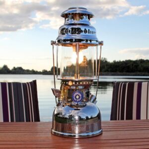 PETROMAX TRADITIONAL KEROSENE HIGH PRESSURE LAMP HK500 POLISHED CHROME
