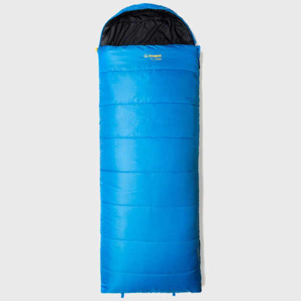 Snugpak NAVIGATOR (BASECAMP) 2/3 Season, Sapphire BLUE Square Sleeping Bag with Hood
