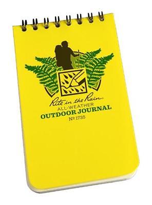 Rite in the Rain Outdoor Journal No 1735 All Weather Pocket Top-Spiral Notebook