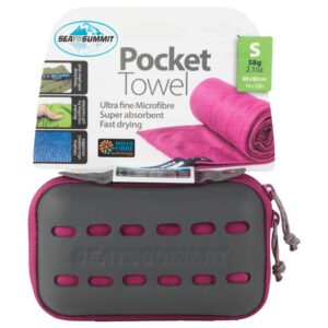 Sea to Summit POCKET TOWEL BERRY Sizes Small to XLarge