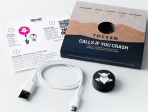 TOCSEN Smart Crash Sensor For Your Helmet