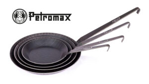 Petromax Wrought Iron Skillet Frying Pan 20cm - 32cm Great for Camp Fire Cooking