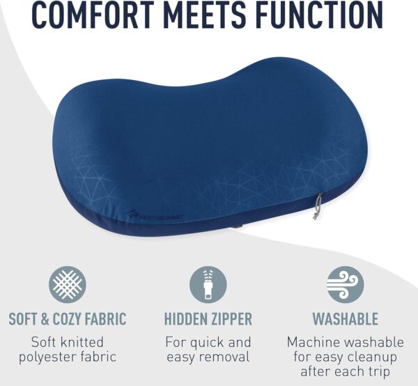 Sea to Summit Protective Pillow Case for Aeros Regular Pillows NAVY Blue - Image 4