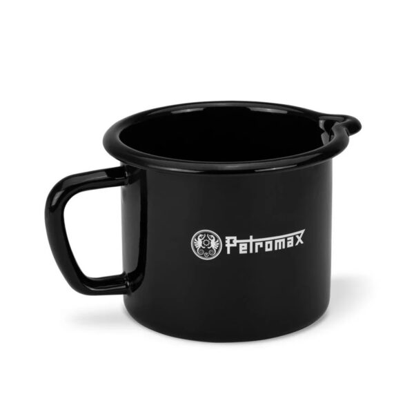 PETROMAX ENAMEL MILK JUG / POT 1 L BLACK