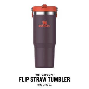 STANLEY CLASSIC ICEFLOW FLIP STRAW TUMBLER | 0.89L PLUM