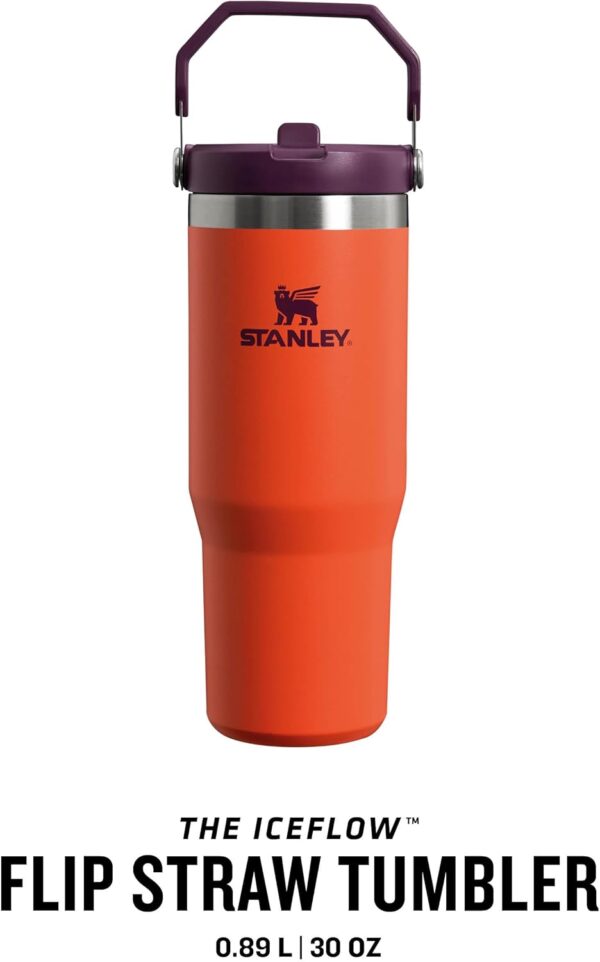 STANLEY CLASSIC ICEFLOW FLIP STRAW TUMBLER | 0.89L TIGER LILLY