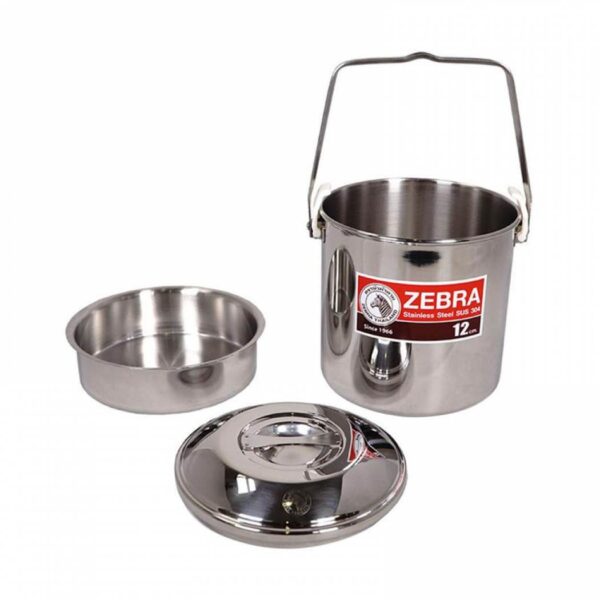 Zebra Stainless Steel Billy Can 10, 12, 14 or 16cm - Image 2