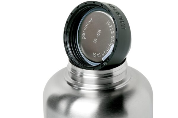 Klean Kanteen Single Wall WIDE bottle 1900ml with loop cap - Brushed Stainless - Image 4