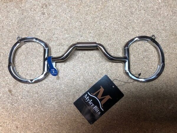 Genuine 30337 Myler 33 Ported Barrel Eggbutt with Hooks 5.5" level 3 mouthpiece