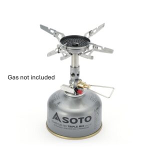 SOTO Windmaster Camping Stove with Micro Regulator and 4 Flex Pot Support