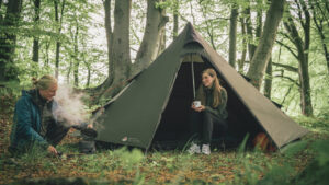 Robens GREEN CONE PRS 4 Person Tipi Tent - Lightweight teepee, bivvy, bivouac