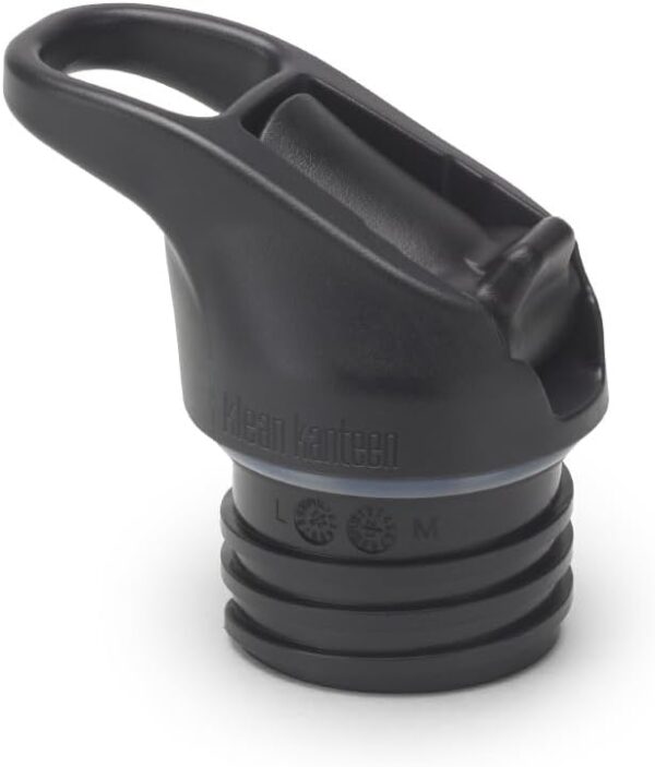 Klean Kanteen Flip Seal Sport Cap with Straw BLACK (Fits all Klean Kanteen narrow neck bottles with internal threads) - Image 2