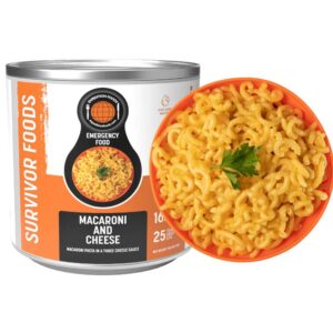 Expedition Foods Survivor Foods Macaroni and Cheese 25 yr Shelf Life 13 servings