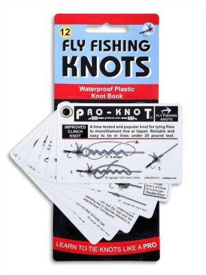 Pro-Knot Waterproof Pocket Sized Fly Fishing Knot Cards