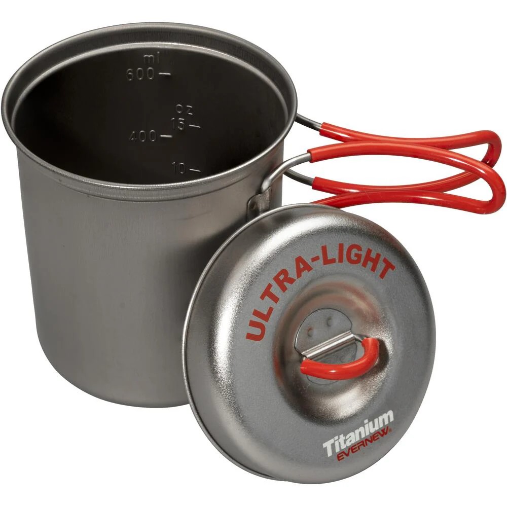 EVERNEW Titanium Ultra-Light Deep Pot Small 0.6L