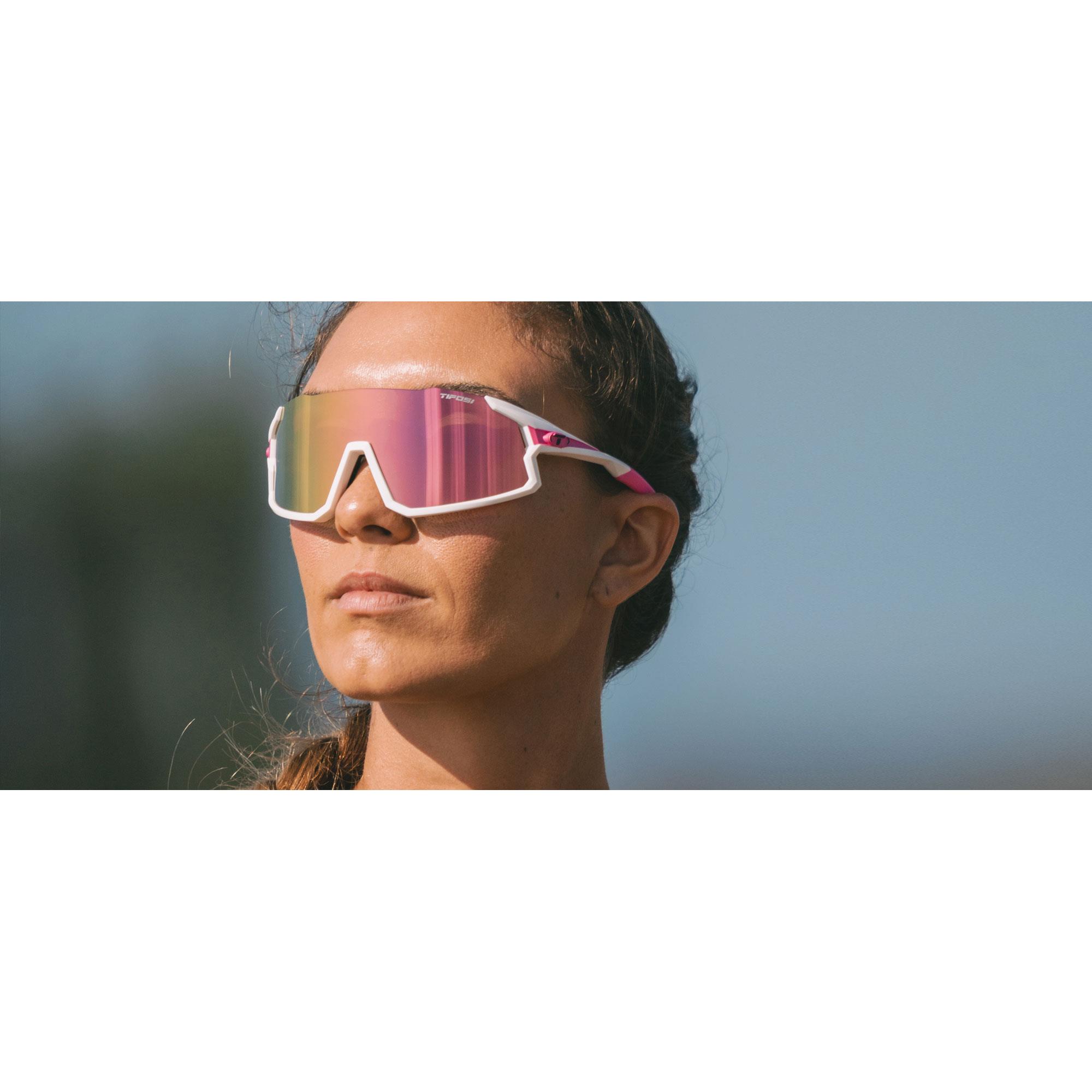 Tifosi Stash Clarion Interchangeable Lens Sunglasses Race Pink - Image 6