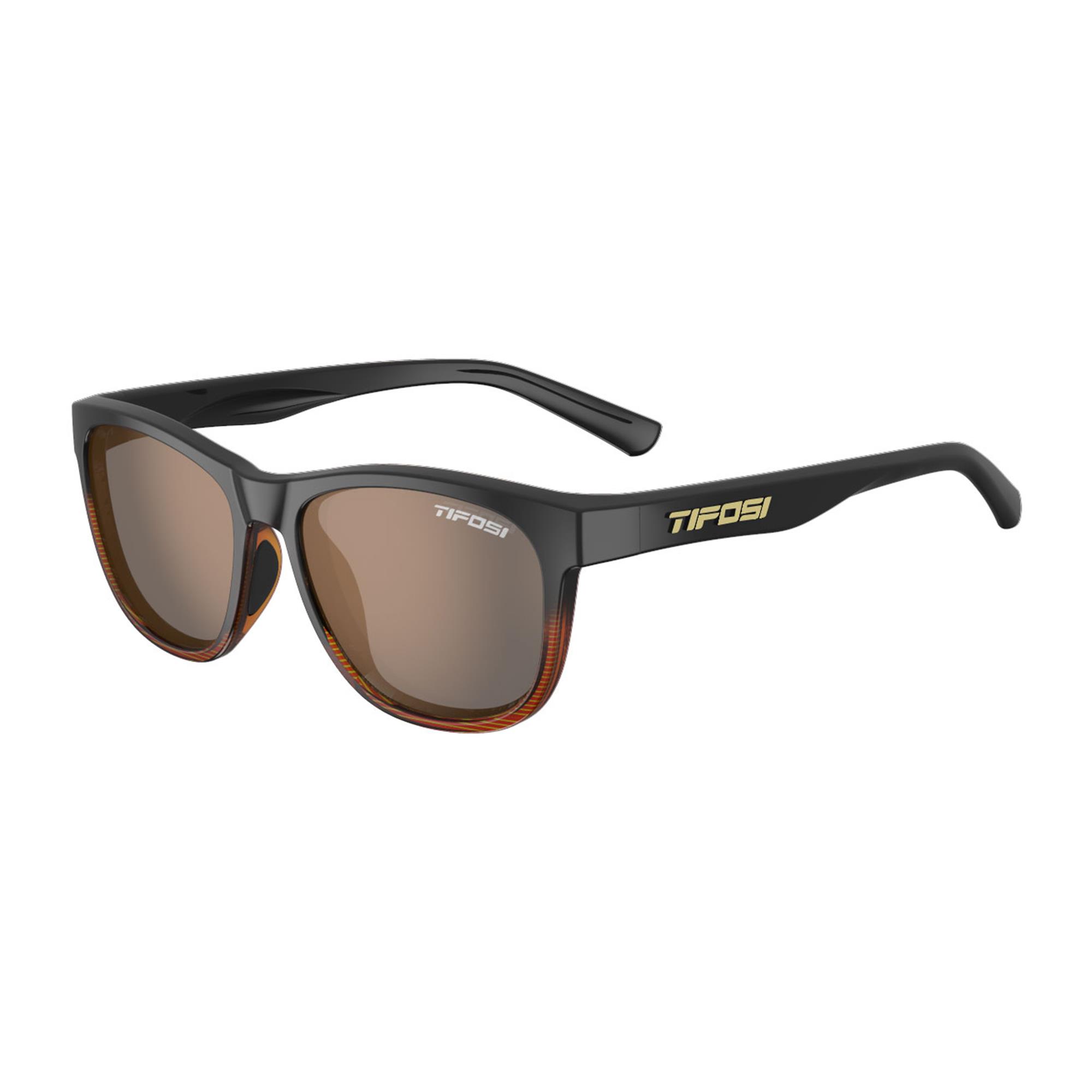 Tifosi Swank Brown Fade Frame Sunglasses Brown Polarised lenses