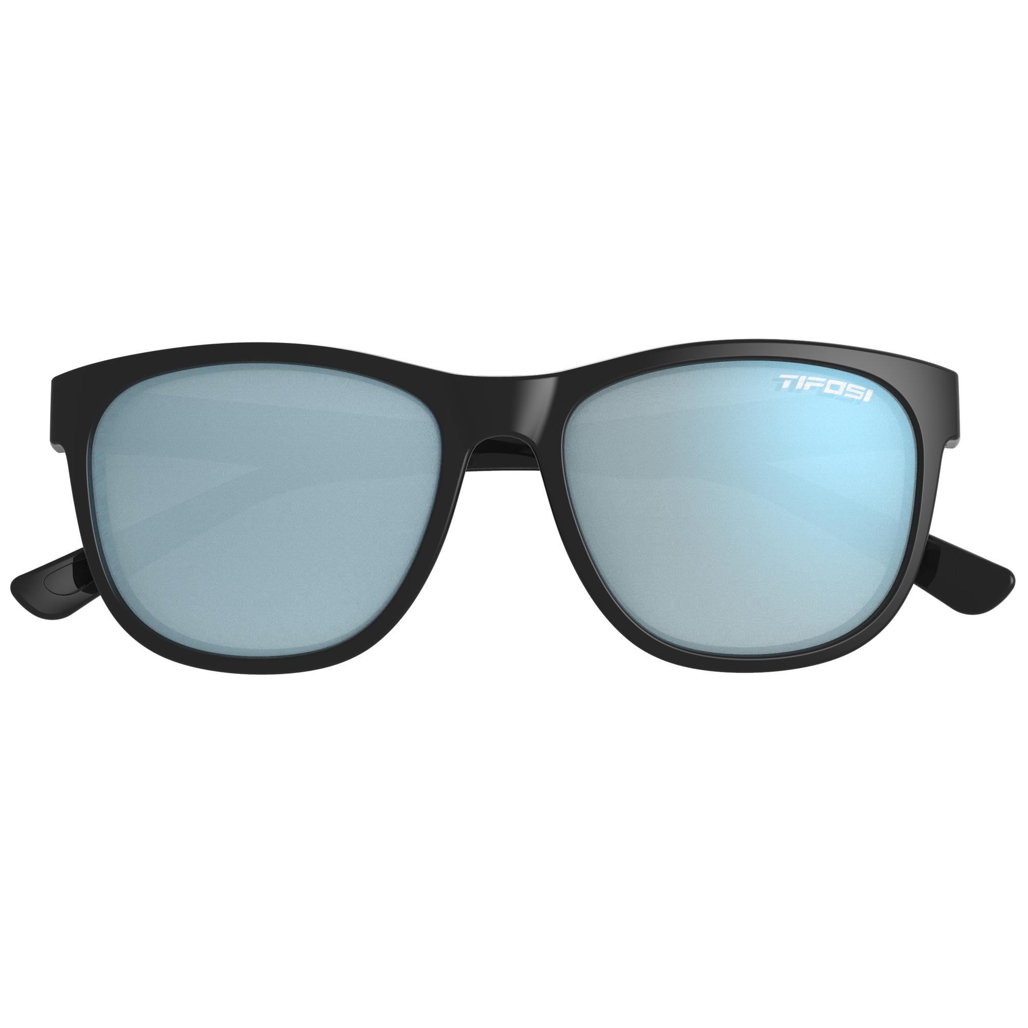 Tifosi Swank Satin Black Frame Sunglasses with Blue Smoke Polarised lenses - Image 3