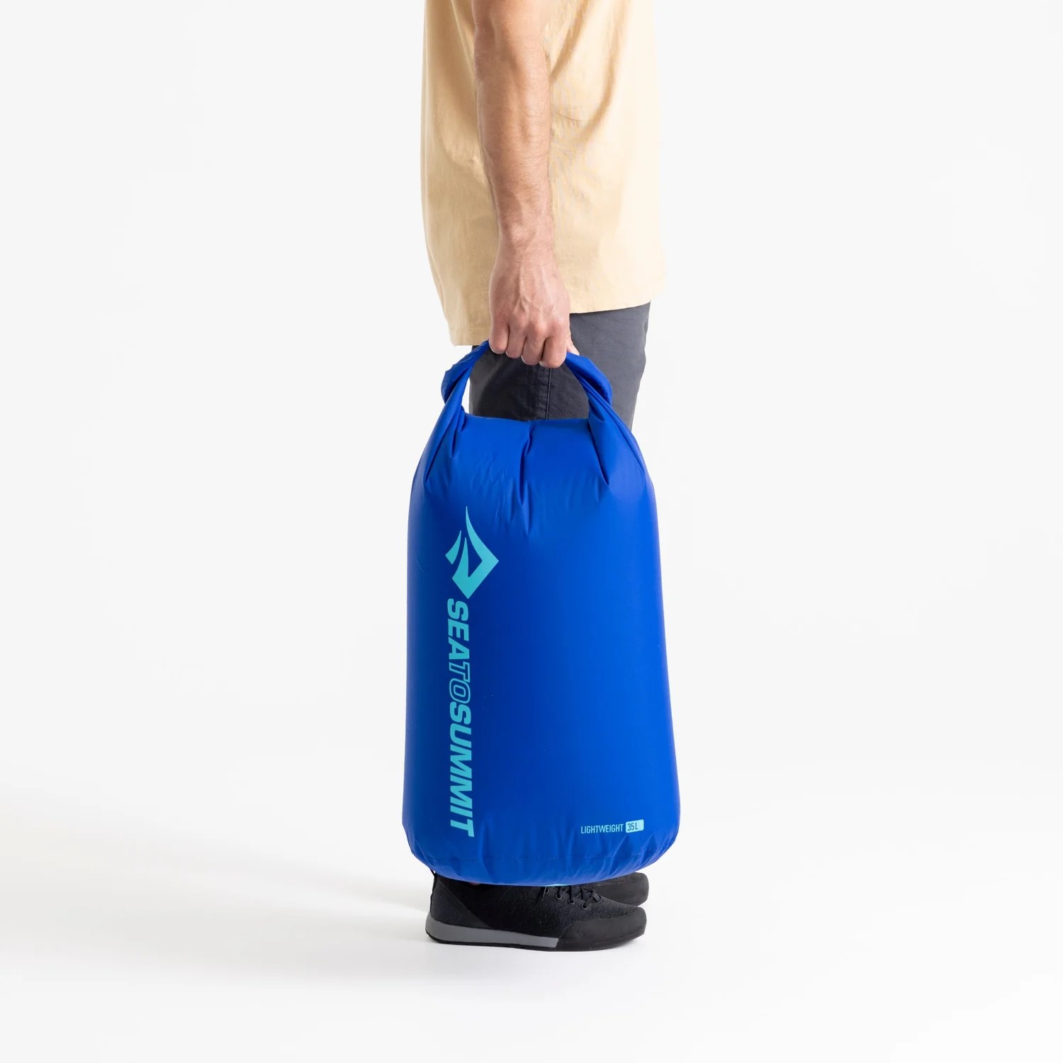 Sea to Summit Lightweight Waterproof Dry Bag Updated Design 8 Litre Surf BLUE - Image 2