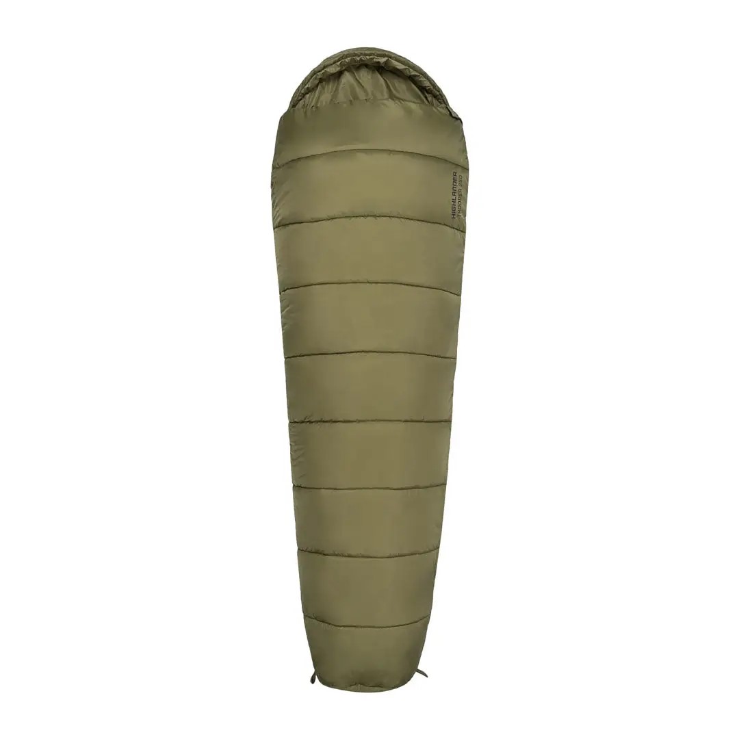 Highlander Forces Trooper Military 1 Season Lightweight Sleeping Bag Olive Green
