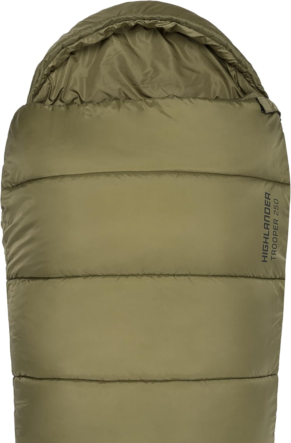 Highlander Forces Trooper Military 1 Season Lightweight Sleeping Bag Olive Green - Image 2