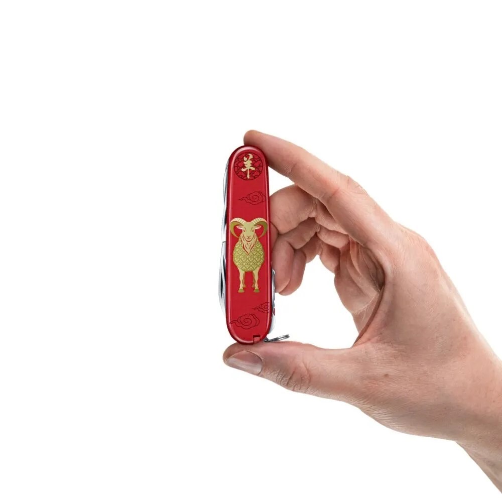 Victorinox Huntsman Zodiac Inspired YEAR OF THE GOAT Limited Edition 2027 Collectable Pocket Knife Limited to 8888 Pieces Wordwide 1.3714.E16 - Image 6